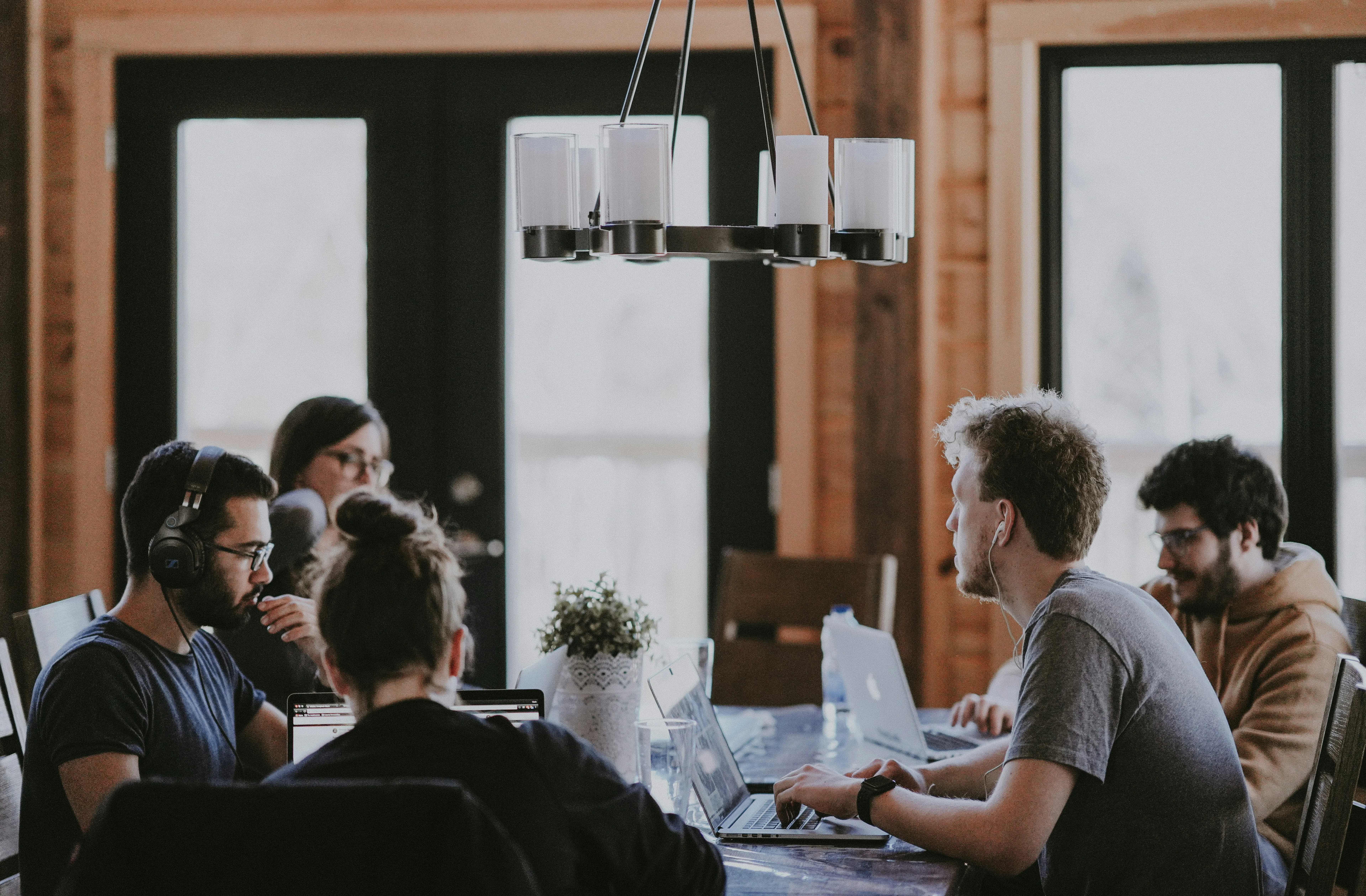 Different people working in different tech roles
