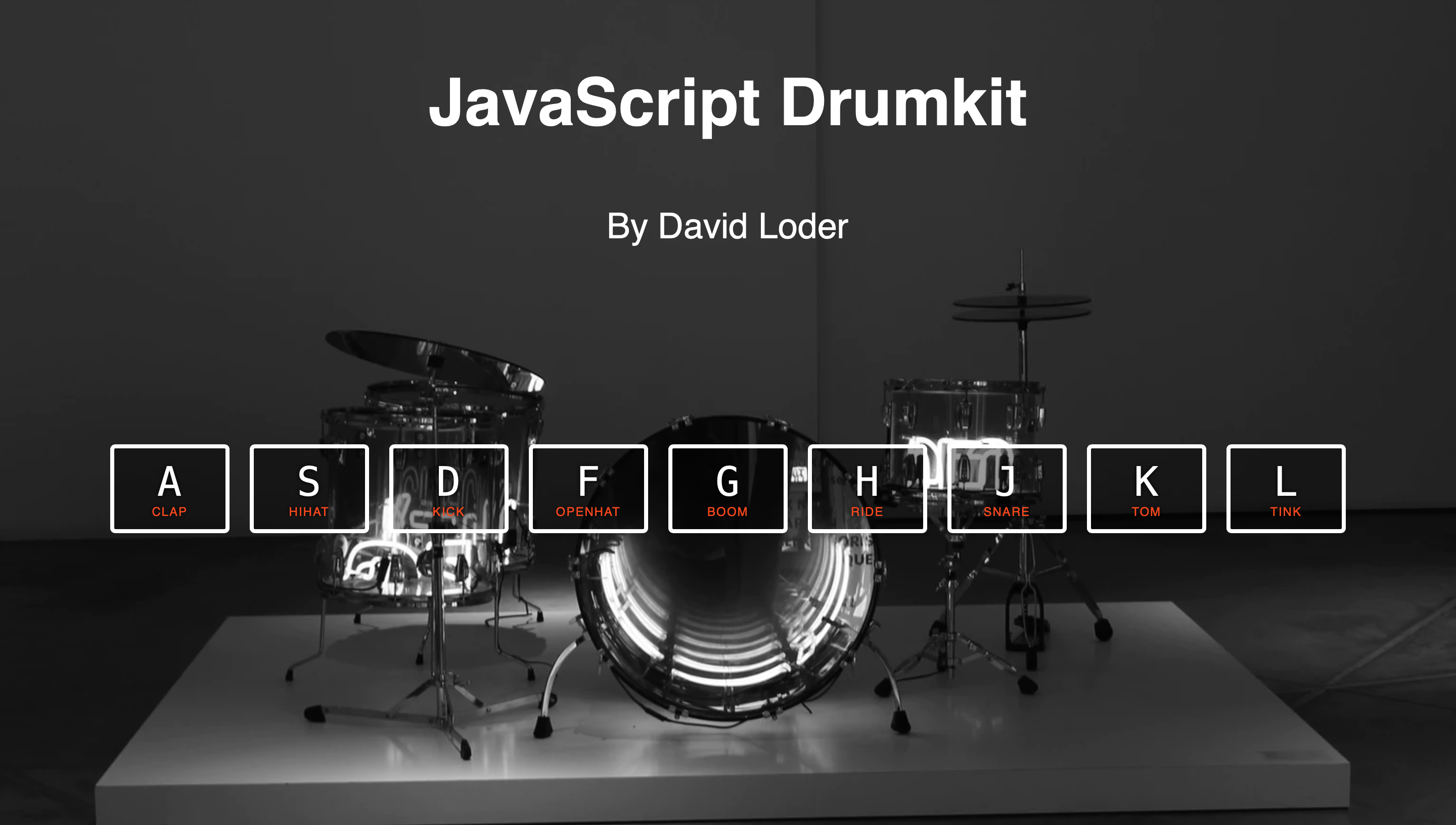 Javascript Drumkit